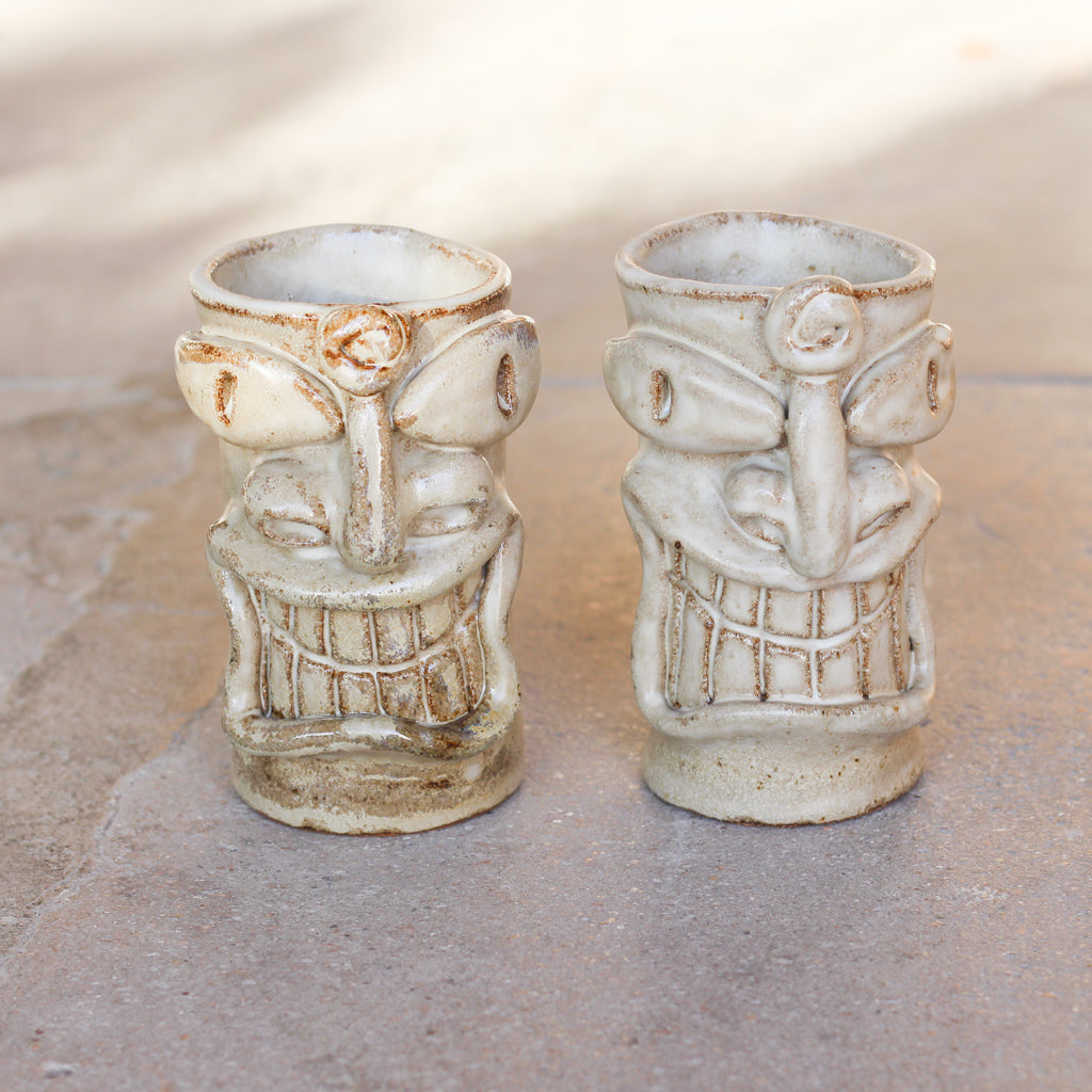 Pair of Tiki Mugs