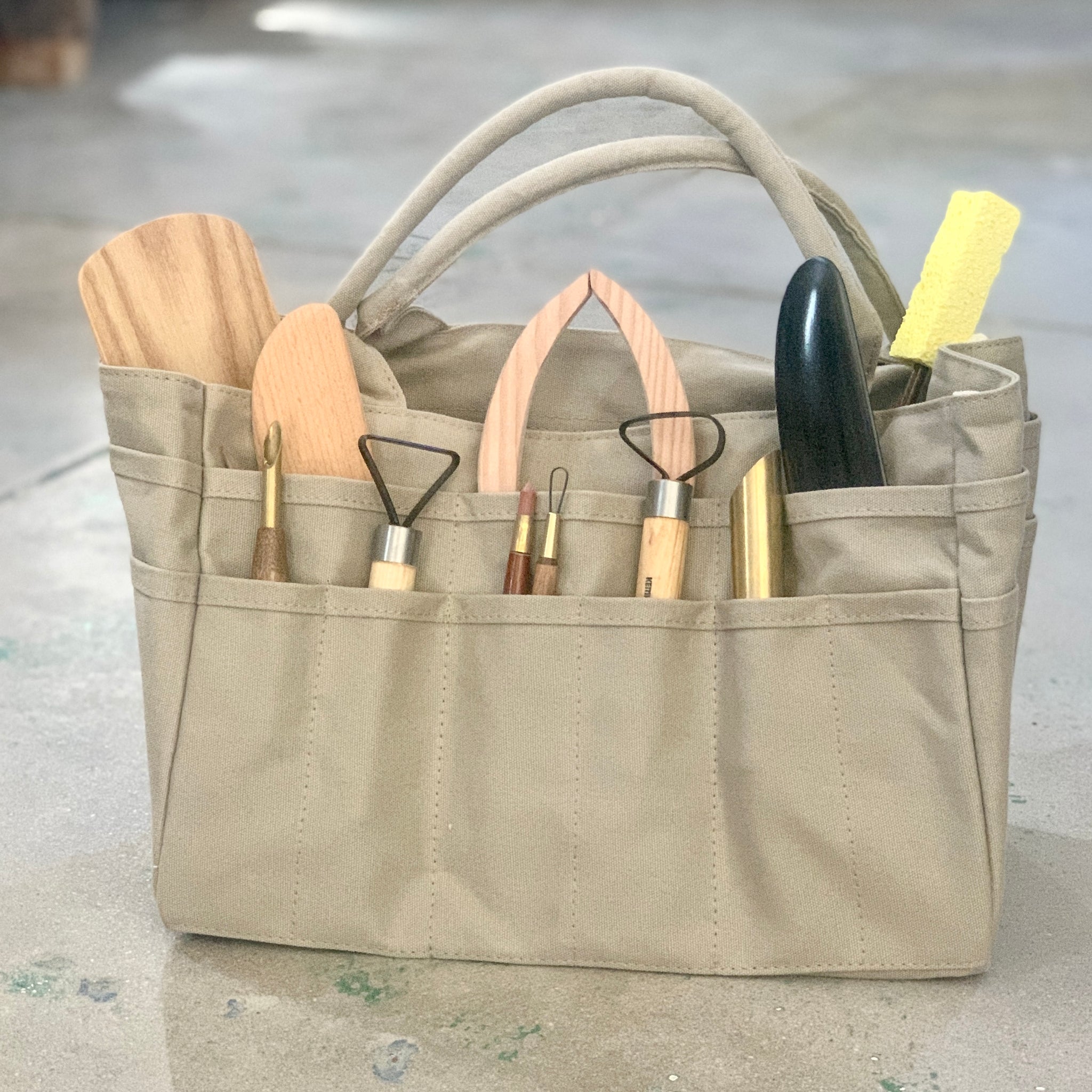 Potter's Canvas Tool Bag – The Pottery Studio