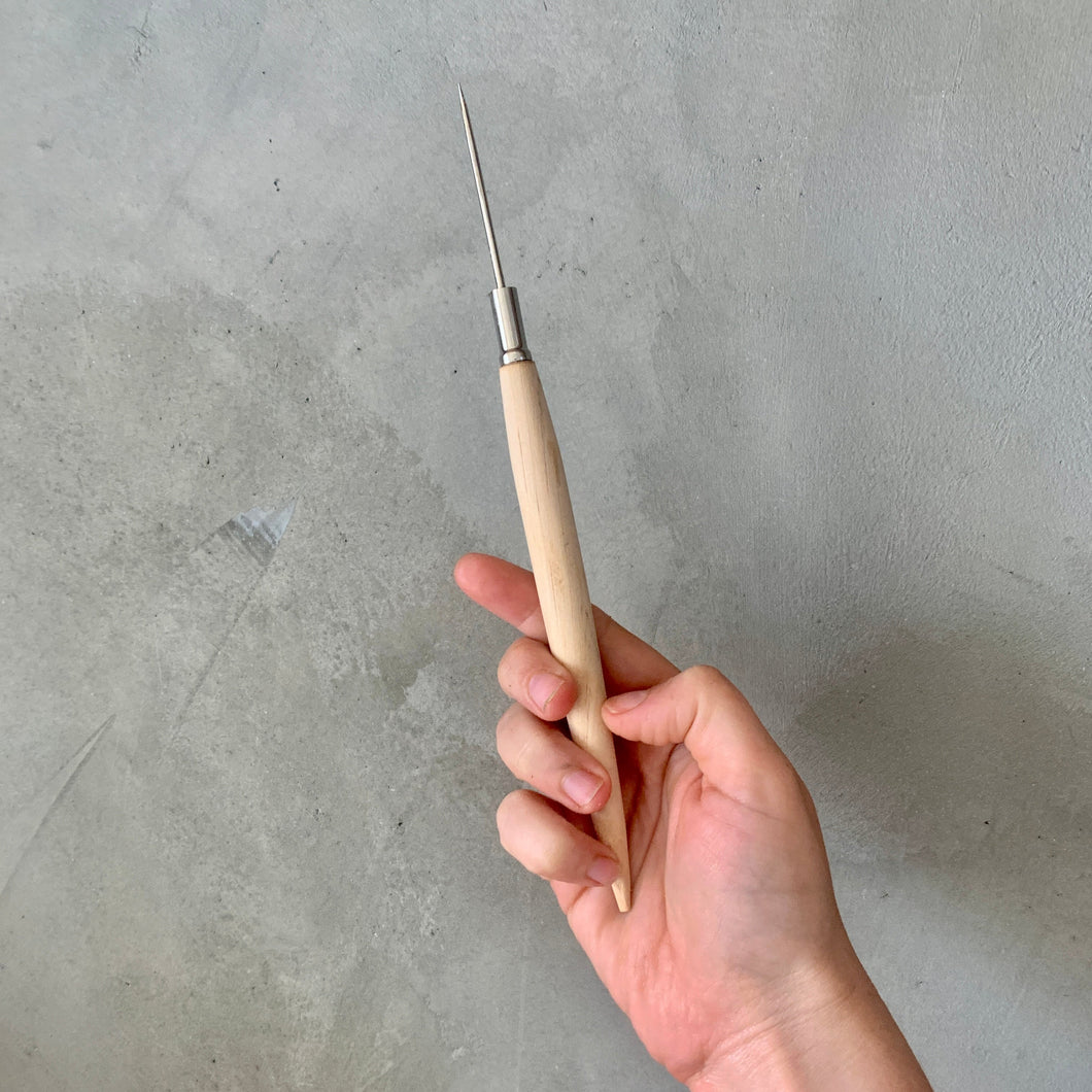 Wood Needle Tool with Cap-Cypress/Los Angeles