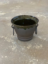 Load image into Gallery viewer, Dark Brown Planters with Rings