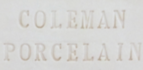 Coleman Porcelain - Chicago Stock